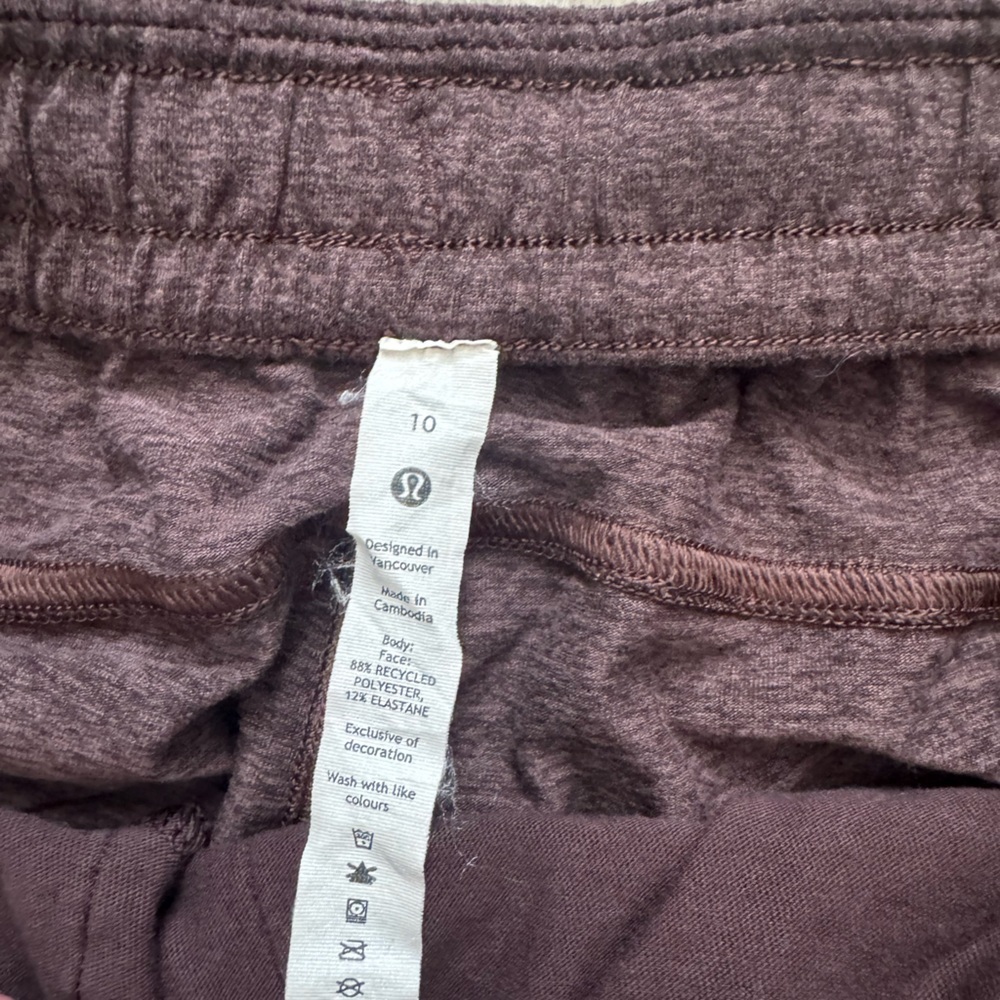 Lululemon Soft Jersey Classic-Fit Mid-Rise Jogger - Size 10 - Picture 8 of 9